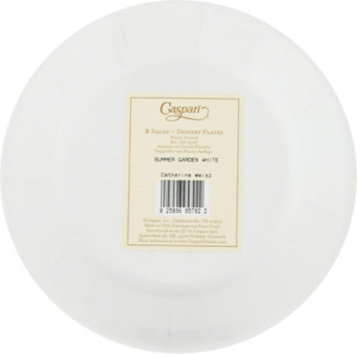 Summer Garden White Salad Plate - EA - Image 4