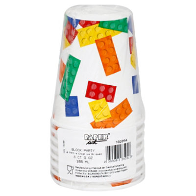 Cre Block Party Cups - 8 CT - Image 1