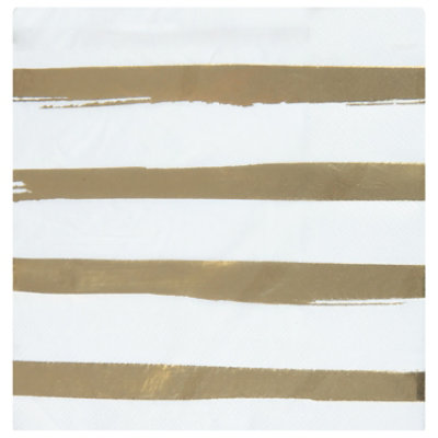 Cre White Foil  Lunch Naps - 16 CT - Image 3