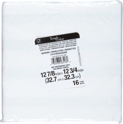 Cre White Foil  Lunch Naps - 16 CT - Image 4
