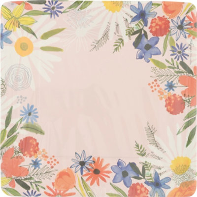 Design Design Inc Daisies And Daffodils Plate-dinner - EA - Image 2
