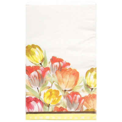 Pretty Tulips Napkin Guest - 1 CT - Image 3