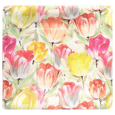 Pretty Tulips Plate Dessert - 1 CT - Image 3