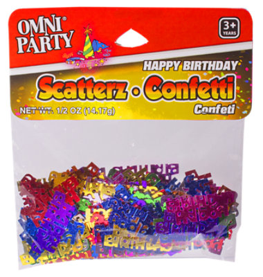 Omni Birthday Confetti - Each - Image 1