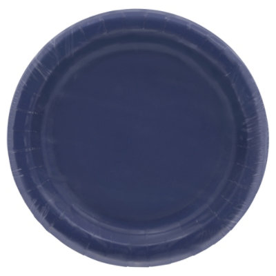 Signature Select Lunch Plates Navy Blue - 10 Count - Image 4