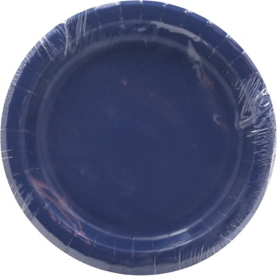 Signature SELECT Navy Blue Lunch Plates - 10 Count - Image 2