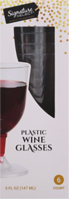 Signature SELECT 5 Oz Clear Wine Glass - 6 Count - Image 2