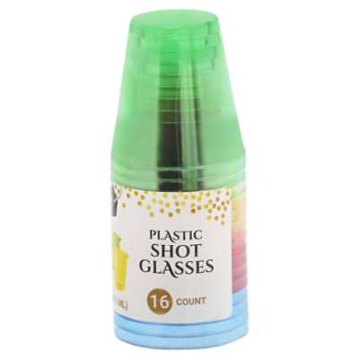 Signature SELECT 2 Oz Colored Shot Glasses - 16 Count - Image 4