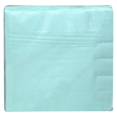 Signature Select Beverage Napkins Spa Blue - 40 Count - Image 4