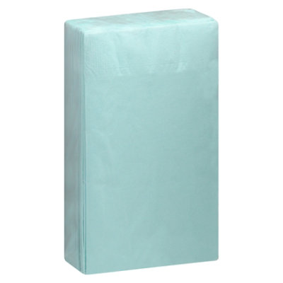 Signature SELECT Spa Blue Dinner Napkins 40 Count - Each - Image 1