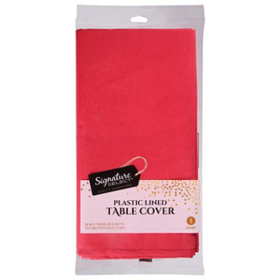 Signature SELECT Red Tablecover - 54 x 108 Inch - Image 4