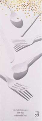 Signature Select Assorted White Cutlery - 24 Count - Image 5