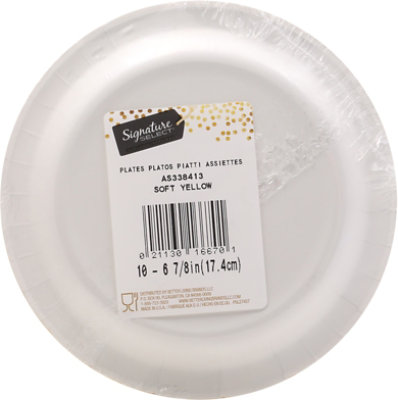 Signature Select Lunch Plates Yellow - 10 Count - Image 5