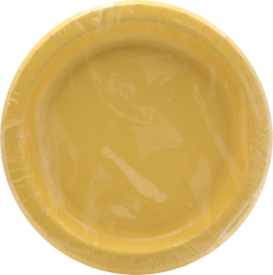 Signature Select Lunch Plates Yellow - 10 Count - Image 2