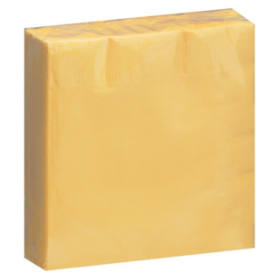 Signature SELECT Soft Yellow Beverage Napkins - 40 Count - Image 1