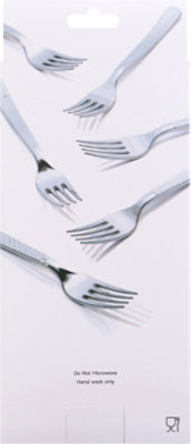 Signature Select Forks Hammered Silver - 24 Count - Image 5