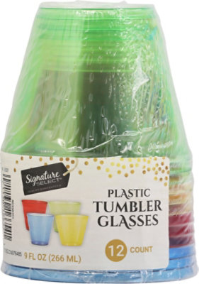 Signature Select Tumblers Colors 9 Fl. Oz. - 12 Count - Image 2