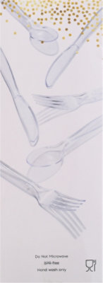 Signature SELECT Clear Assorted Cutlery - 24 Count - Image 5