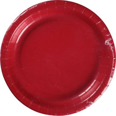 Signature Select Dinner Plates Red - 10 Count - Image 2