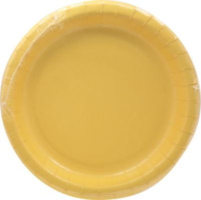 Signature Select Dinner Plates Yellow - 10 Count - Image 2