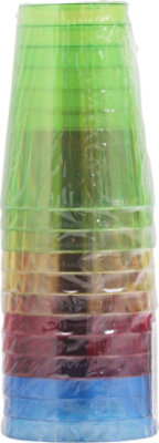 Signature SELECT 12 Oz Colored Plastic Tumbler Glasses - 12 Count - Image 5