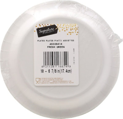 Signature SELECT Fresh Green Lunch Plates - 10 Count - Image 5