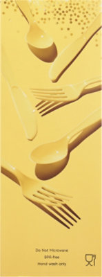 Signature SELECT Assorted Yellow Cutlery - 24 Count - Image 5