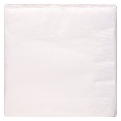 Signature SELECT White Beverage Napkins - 40 Count - Image 4