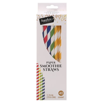 Signature Select Straws Striped Paper - 40 Count - Image 4