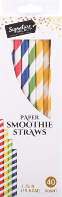 Signature Select Straws Striped Paper - 40 Count - Image 2