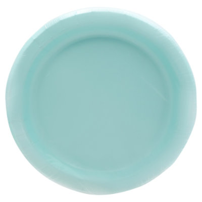 Signature Select Lunch Plates Spa Blue - 10 Count - Image 4