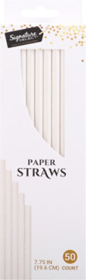 Signature Select Straws White Paper - 50 Count - Image 2