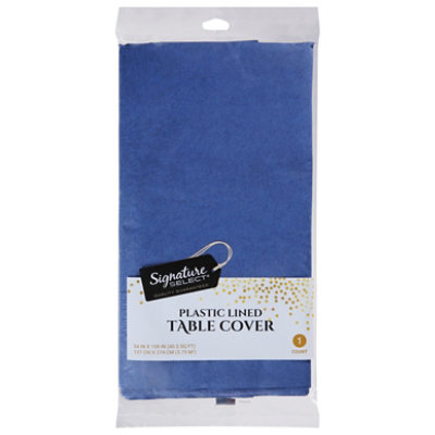 Signature SELECT Navy Blue Tablecover - 54 x 108 Inch - Image 4