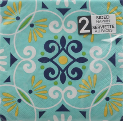 Signature Select Beverage Napkins Moroccan - 24 Count - Image 2