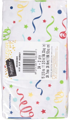 Signature Select Dinner Napkins Hip Hooray - 24 Count - Image 5