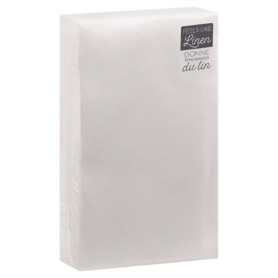 Signature Select Dinner Napkins White Ultra - 20 Count - Image 1