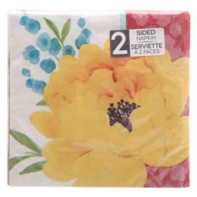 Signature Select Beverage Napkins Beautiful Blossom - 24 Count - Image 4