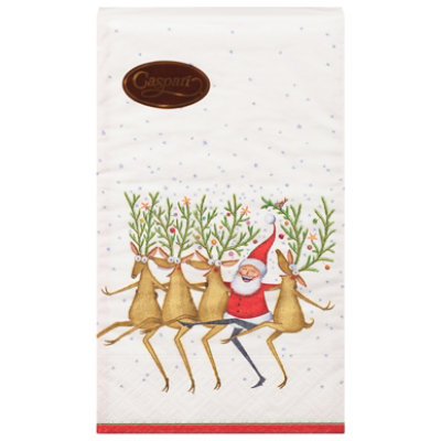 Santas Kickettes White Guest Towel - 15 CT - Image 2