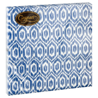 Amala Ikat Bluenapkin Luncheon - 20 CT - Image 1