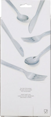 Cre Silver Hammered Cutlery - 24 CT - Image 4