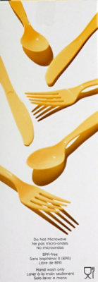 Sens Yellow Cutlery - 24 CT - Image 4