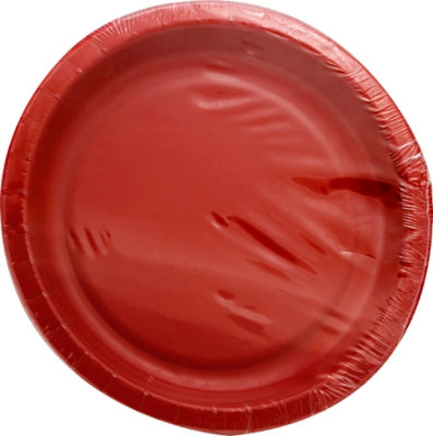 Sens Red Dinner Plates - 10 CT - Image 2