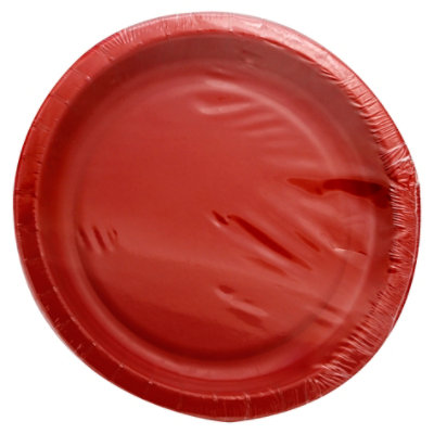 Sens Red Dinner Plates - 10 CT - Image 1