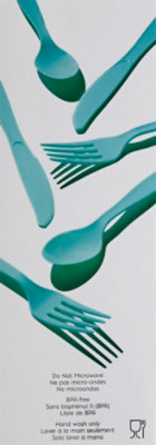 Sens Spa Blue Cutlery - 24 CT - Image 4