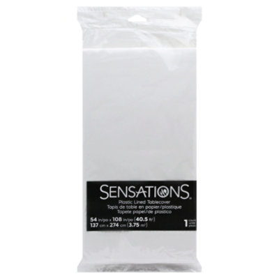 Sens White Tablecover - EA - Image 1