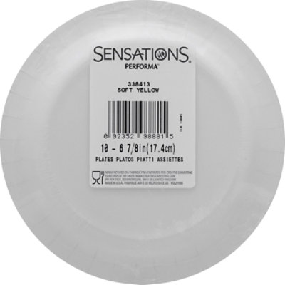 Sens Yellow Lunch Plates - 10 CT - Image 3