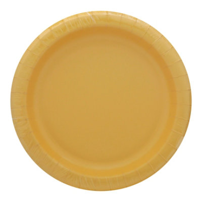 Sens Yellow Lunch Plates - 10 CT - Image 1