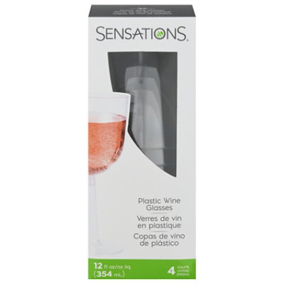 Sens Clear Wine Glass 12oz - 4 CT - Image 3