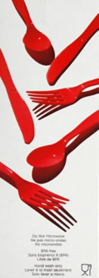 Sens Red Cutlery - 24 CT - Image 4