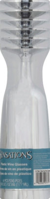 Sens Silver Wine Glasses - 6 CT - Image 2